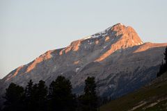 04 Mount Bosworth At Sunrise From Trans Canada Highway Just After Leaving Lake Louise For Yoho
